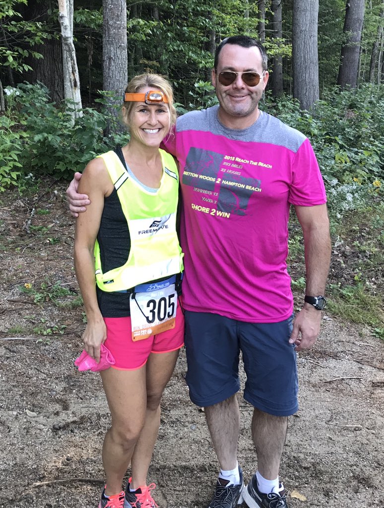Wendylynnwebber's tweet photo. Preparing for a night run at #RTB2018!  Fun event with @bmgallagherjr and @RickLundberg https://t.co/XhSIaiDSHr