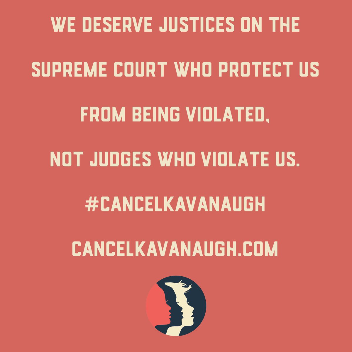 We deserve justices on the Supreme Court who protect us from being violated, not judges who violate us. 