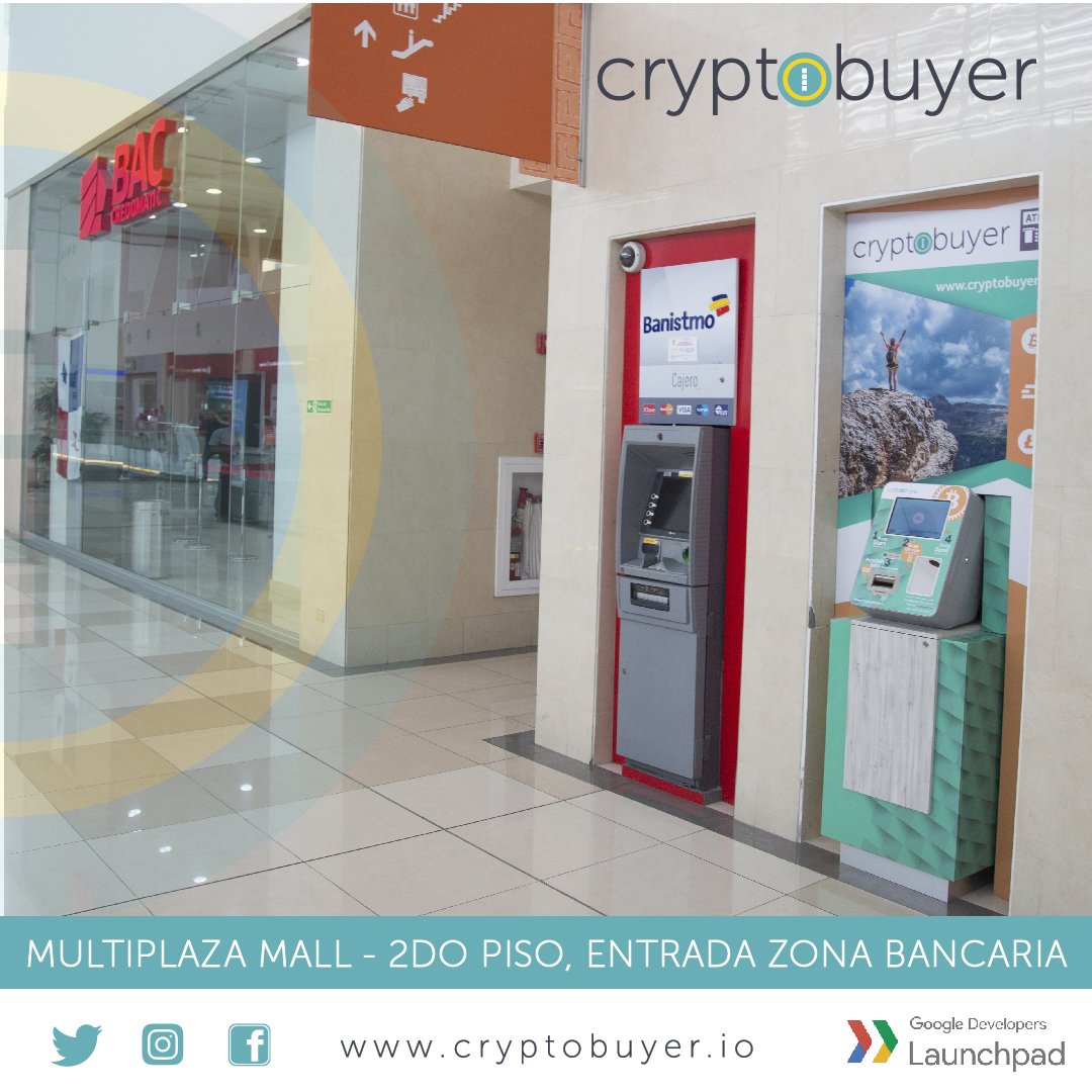 Compra #bitcoin #dash y #litecoin con rapidez y seguridad ¡Y DESDE 1$!.  Encuentra nuestros #cryptobuyerATM en Panamá: Albrook Mall, Multiplaza  Mall, Balboa Boutique Strip Mall, Hotel Restaurant Tántalo, Ciudad del  Saber, Atrio