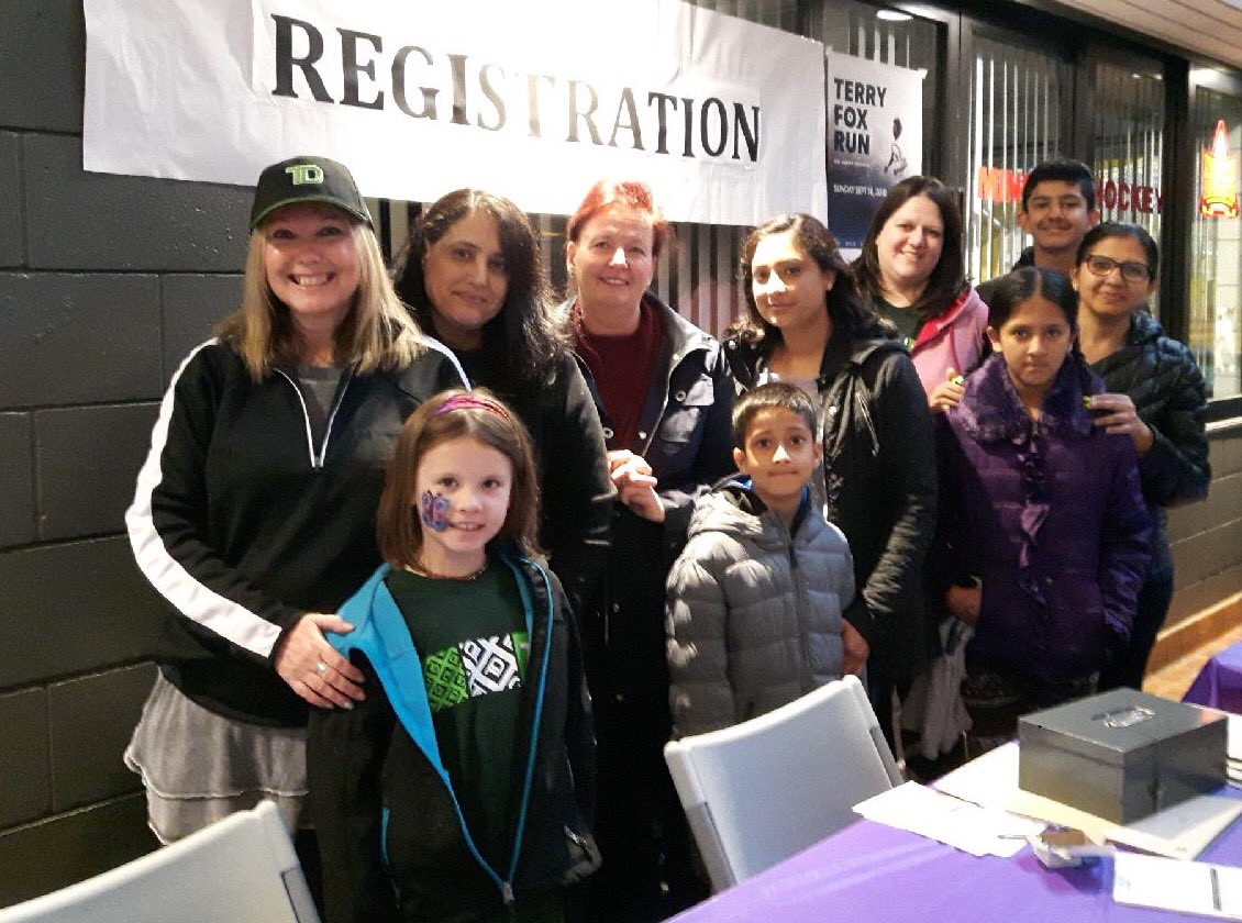 Great morning spent volunteering at the North Delta Terry Fox run. <a href="/sarbjohal1/">Sarb Johal</a> @GurjivChahil_TD