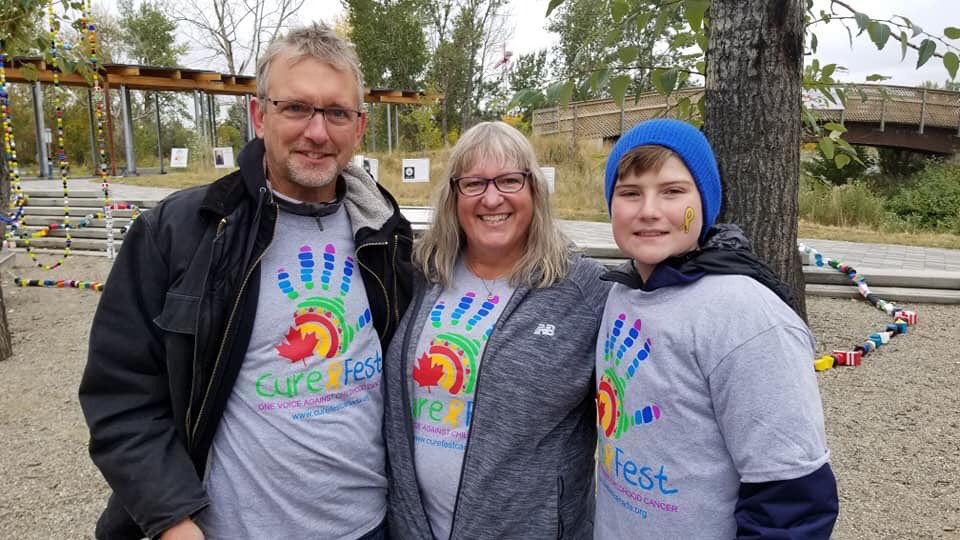 Curefest Canada (@curefestcanada) on Twitter photo Thanks again to <a href="/KidsCancerCare/">Kids Cancer Care🎗</a> spokes"kid" Jack, Dr. Jennifer Chan, Bill and Saskia Gould and all our supporters today for their commitment to ending kids cancer. #ChildhoodCancerAwarenessMonth #yyc #BeadsofCourage #CurefestCanada #Curefest2018 Thanks again to <a href="/KidsCancerCare/">Kids Cancer Care🎗</a> spokes"kid" Jack, Dr. Jennifer Chan, Bill and Saskia Gould and all our supporters today for their commitment to ending kids cancer. #ChildhoodCancerAwarenessMonth #yyc #BeadsofCourage #CurefestCanada #Curefest2018