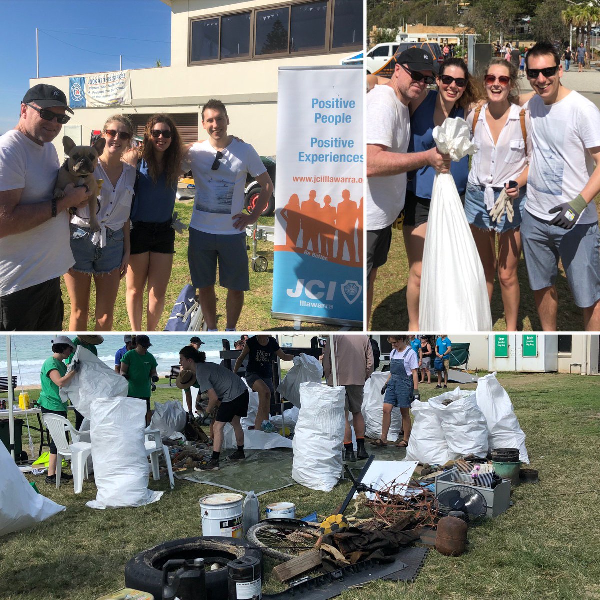 James, Rocco, Monique and Mia at JCI Illawarra World clean up day on Saturday. The Let's Do It! project was a tremendous success for everyone involved. Over 200 participants registered and picked up a whopping 246kg of rubbish!!
