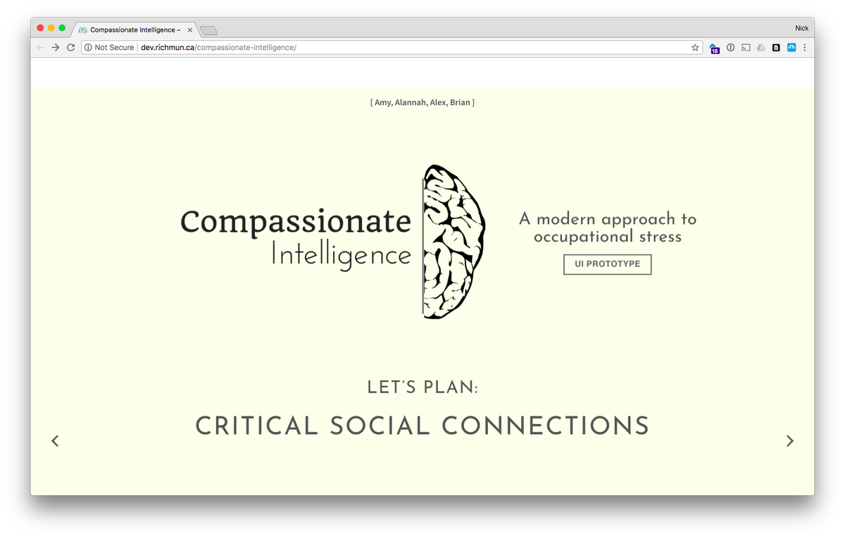 MLHacks's tweet image. Finally, taking home first place at #lumohacks 2018 was Compii (Compassionate Intelligence) who let first responders and military personnel track their mood, work through feelings, and reach out to their support network using the Amazon Alexa! dev.richmun.ca/compassionate-…
