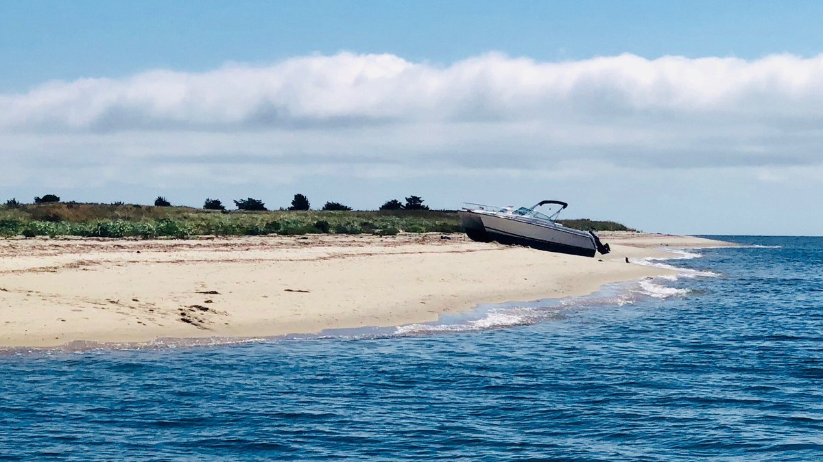 staceyhedman's tweet photo. Looks like #chadtucket took a spin over to the mainland this weekend. Almost made it too, if not for that pesky little island. #capecod https://t.co/QxyaGUupr4