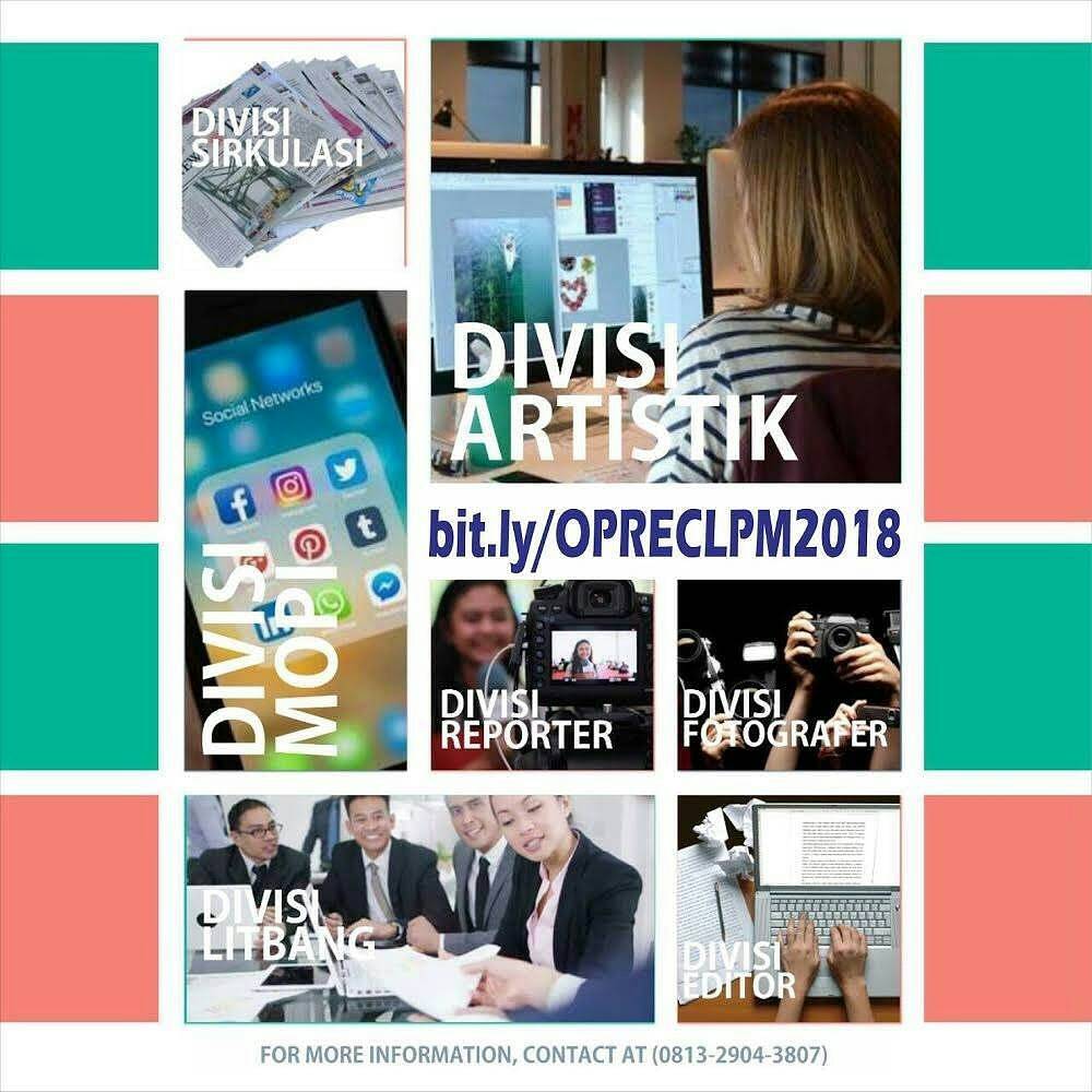 LPM_Image's tweet image. 📣[OPEN RECRUITMENT CREW LPM I-MAGE]📣
.
LPM I-MAGE membuka pendaftaran bagi kalian mahasiswa-mahasiswi IKOPIN yang memiliki minat dan bakat di bidang jurnalistik. Yuk kembangkan minat dan bakat kalian bersama kami, Lembaga Pers Mahasiswa I-Mage.