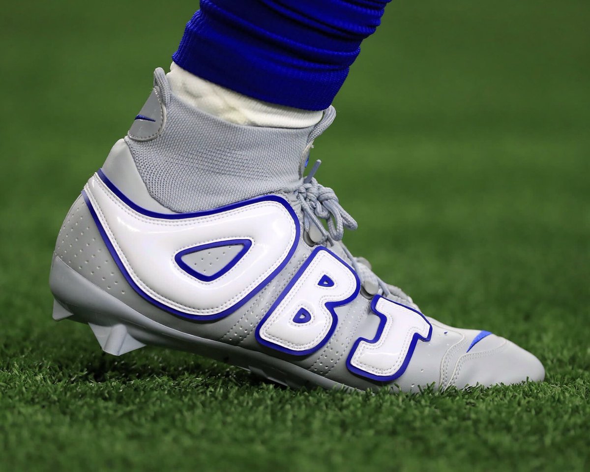 nike uptempo obj cleats