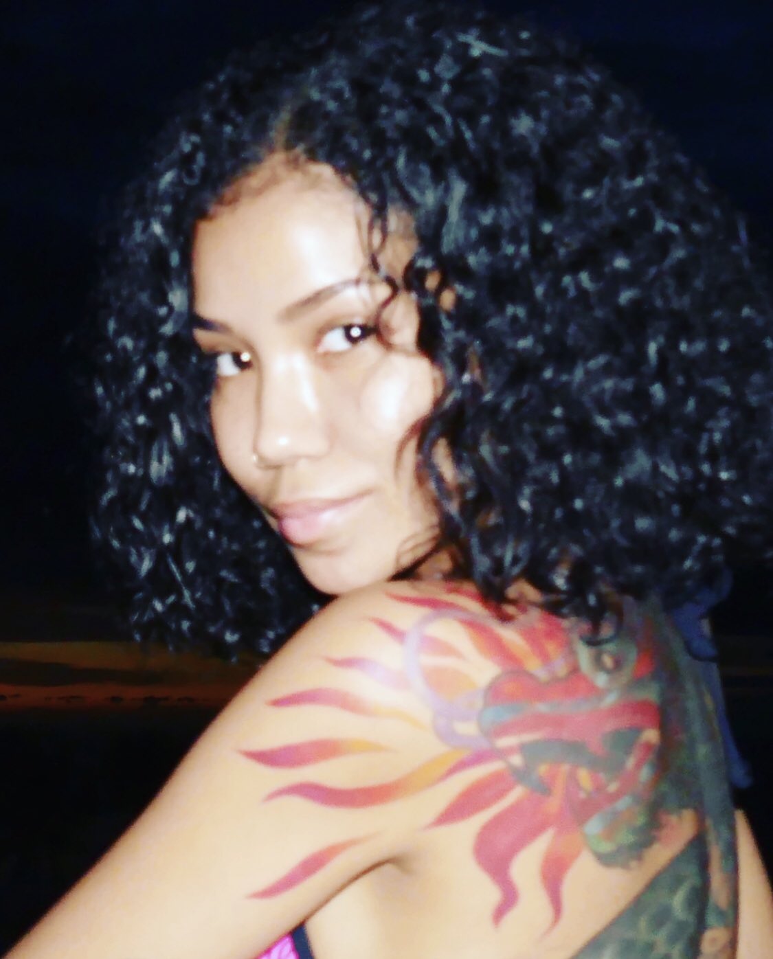 jhene aiko shoulder tattoos