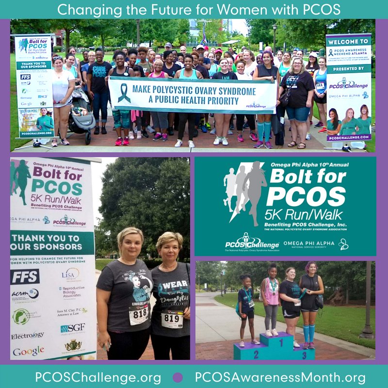 pcoschallenge's tweet photo. https://t.co/gwsEYnQ8Sr | The incredible ladies of @OmegaPhiAlpha Nu Chapter hosted the 10th Annual #BoltForPCOS 5K benefiting PCOS Challenge: The National Polycystic Ovary Syndrome Association (@pcoschallenge). Thank you for an amazing event! #PCOS #PCOSC18 #PCOSAwarenessMonth https://t.co/U1A2HpcoHz