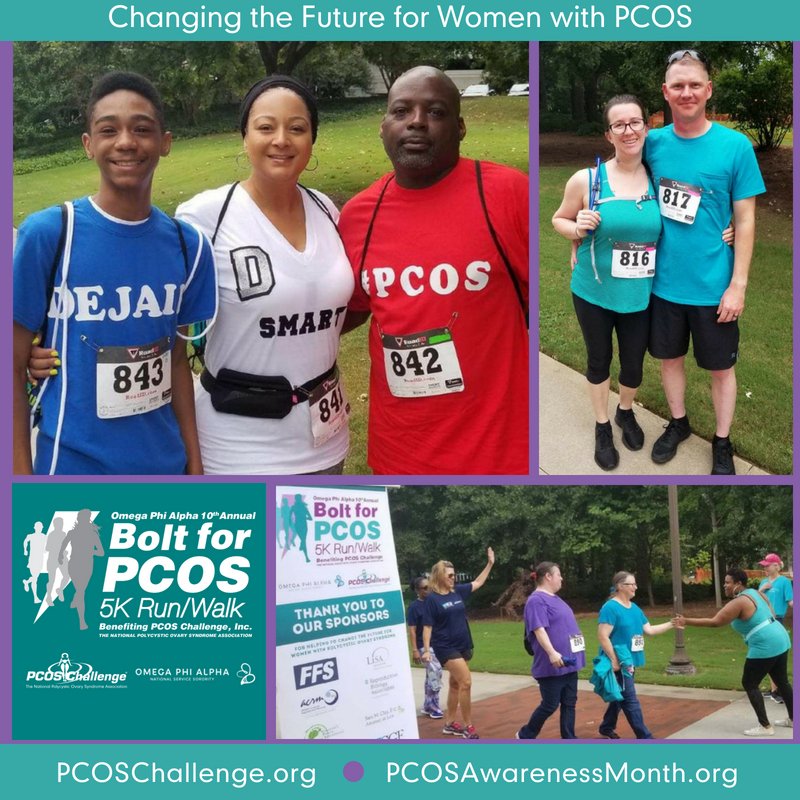 pcoschallenge's tweet photo. https://t.co/gwsEYnQ8Sr | The incredible ladies of @OmegaPhiAlpha Nu Chapter hosted the 10th Annual #BoltForPCOS 5K benefiting PCOS Challenge: The National Polycystic Ovary Syndrome Association (@pcoschallenge). Thank you for an amazing event! #PCOS #PCOSC18 #PCOSAwarenessMonth https://t.co/U1A2HpcoHz