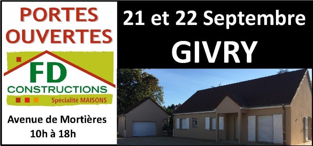 FDConstructions's tweet photo. Portes Ouvertes à Givry les 21 et 22 Septembre https://t.co/YdjdU7eOUS https://t.co/IdlYajhyTs