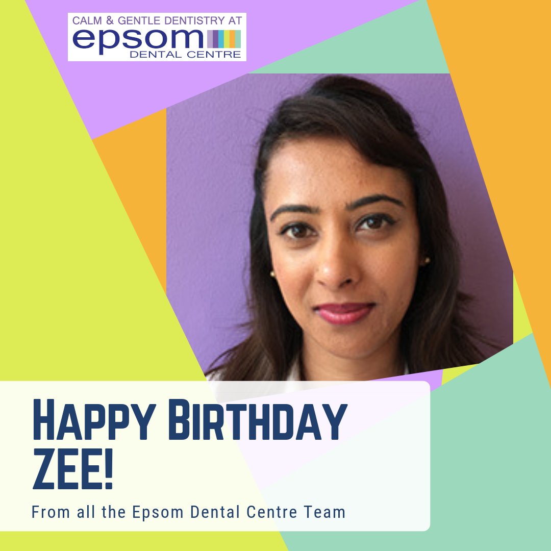 Happy Birthday Zee! Have a great day from all the Epsom Dental Centre Team! 🎉🎉🎉 #Birthday
