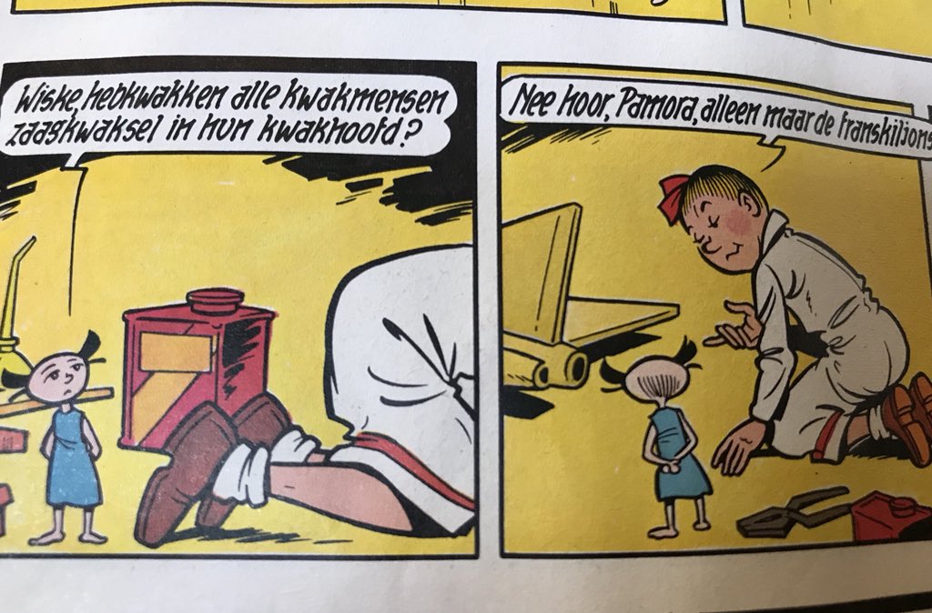harry_depaepe's tweet photo. In de wachtzaal van de dokter boodschappen ontdekken over franskiljons, terreur in Frankrijk en marsen op Brussel in een oud Suske&Wiske-album (1969). #suskewiske #tijdsdocument #stripverhaal https://t.co/zLWMgSNyk0