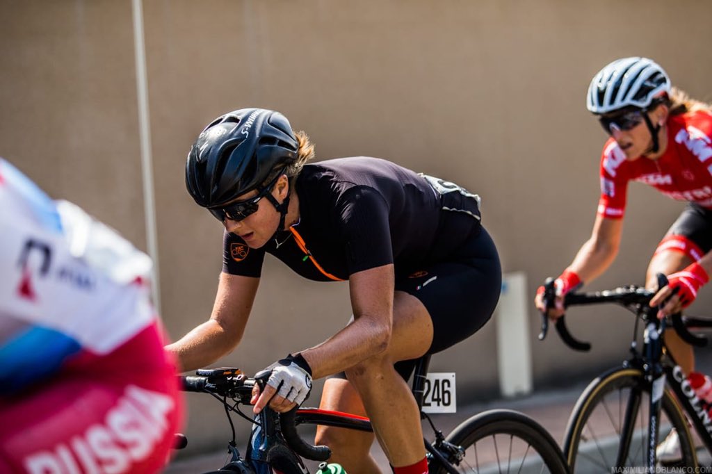 Going strong! <a href="/lexiemillard/">Lexie Millard</a> from our women’s #procycling team riding hard during Stage 5 at the Tour Cycliste Féminin International de l'Ardèche! 
#cycling
#France 
#TCFIA 
<a href="/FFCyclisme/">FFC</a>