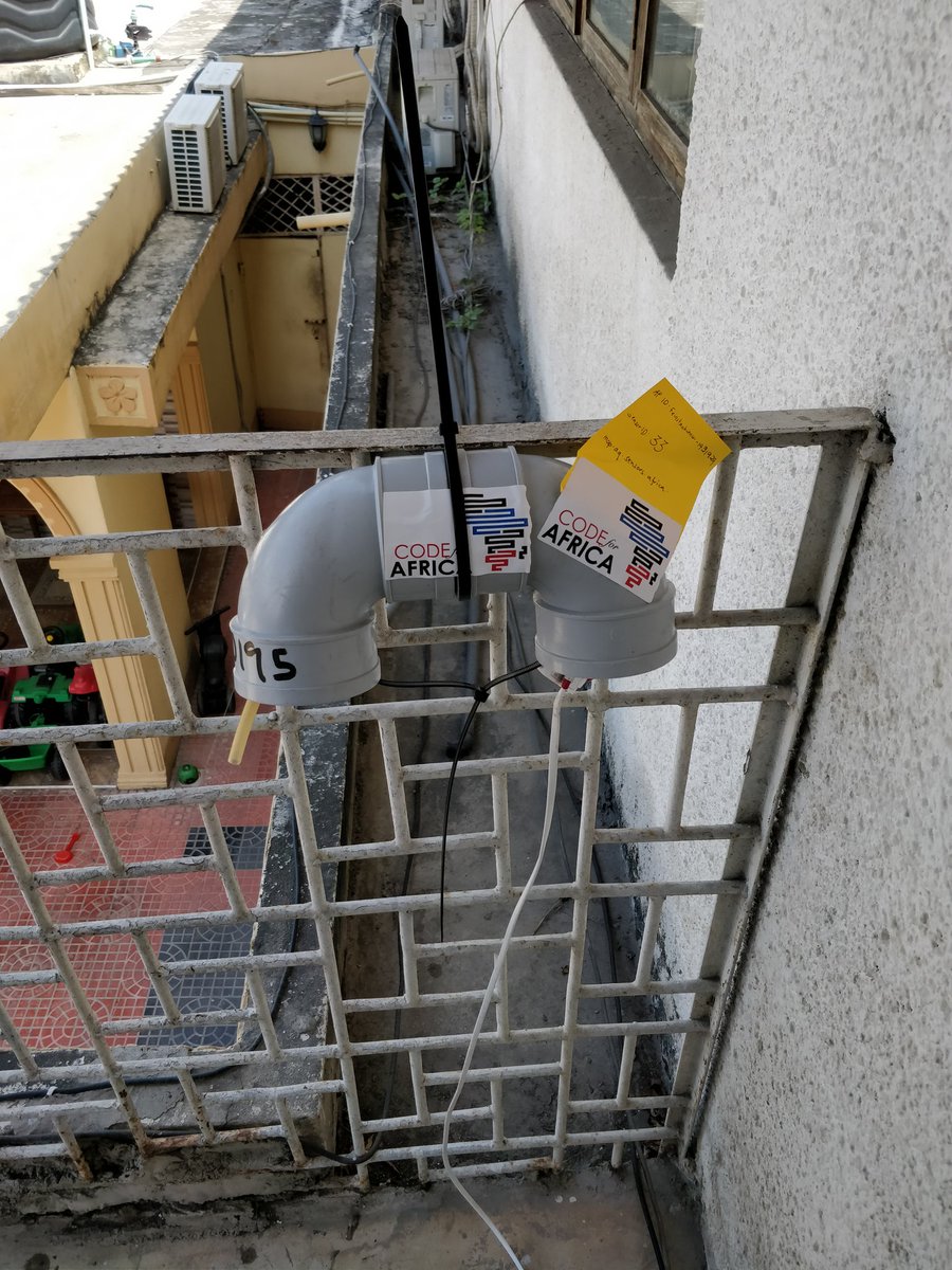 mtuchidev's tweet image. Setting up #AirQuality sensor at Magore Street, @Code4Africa were expanding our low cost #sensorsAFRICA network to monitor #Airpollution in #Dar . Interested? Drop us a line at sensors.africa