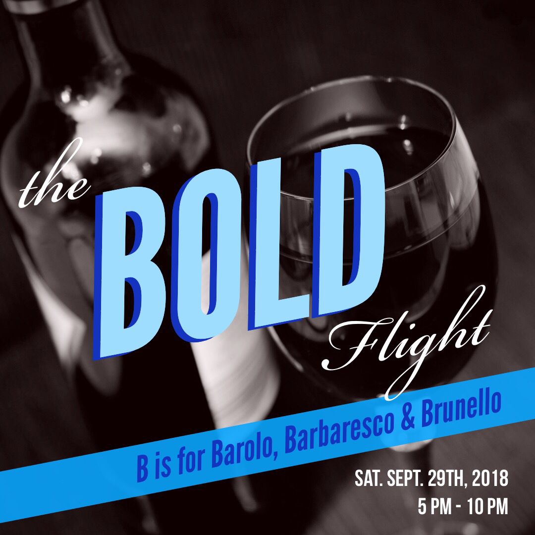 Join us next Saturday for a big, bold flight.  Flight of the best wines plus cheese and charcuterie board for $49.99.
.
.
.
#wineflight #barolo #barbaresco #brunello #santamonica #wineexposamo