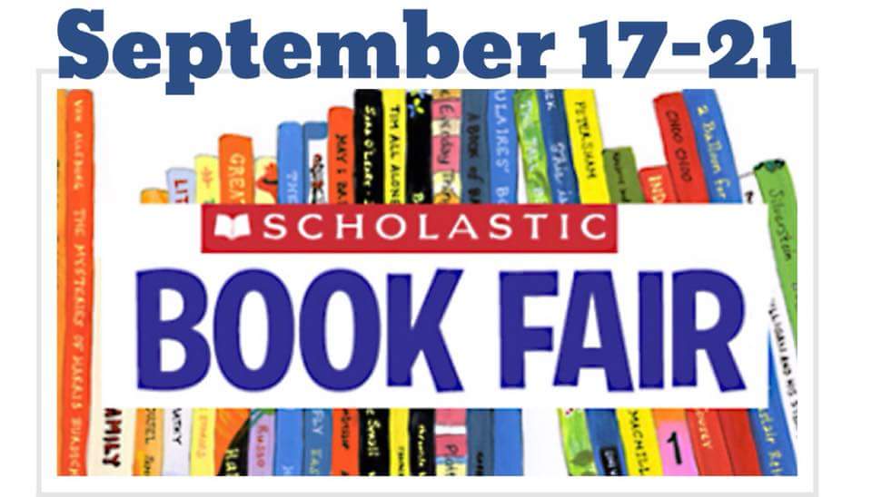 Be sure to check out the Book Fair this week in the library.