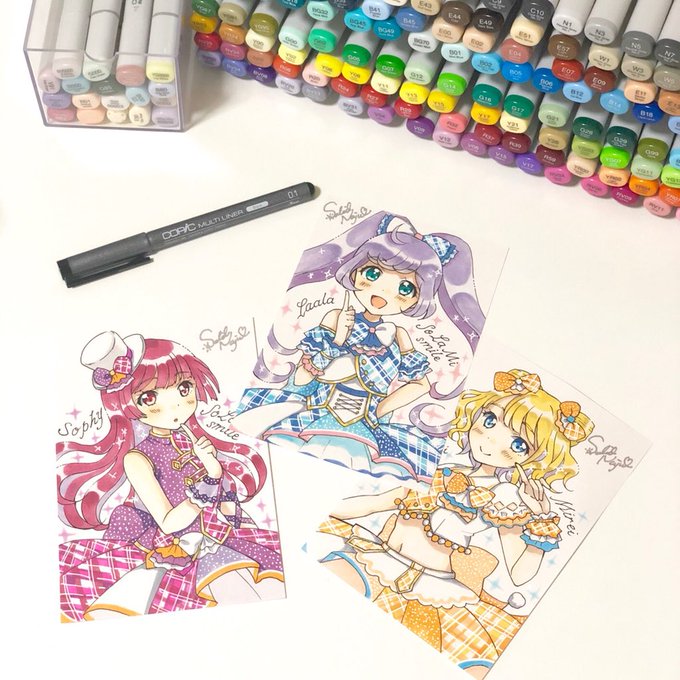 手描きプリパラのtwitterイラスト検索結果