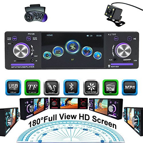 CARED Car Stereo MP5 Player,Single Din with Bluetooth,Car Headunit Receiver,Backup Camera/MP3/USB/SD/AUX in/Wireless Remote trzoneservice.com/cared-car-ster…