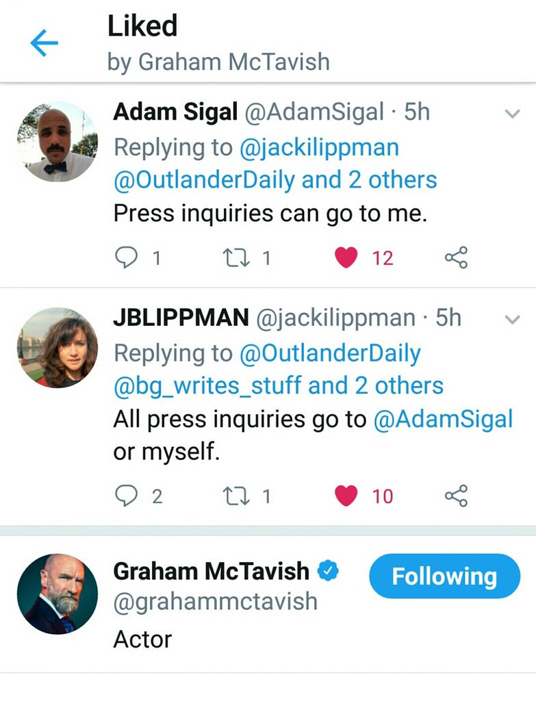 Thanks for validation that what we posted about your upcoming project was accurate, <a href="/grahammctavish/">.</a> Your clan gives their war laird undying fealty. ❤