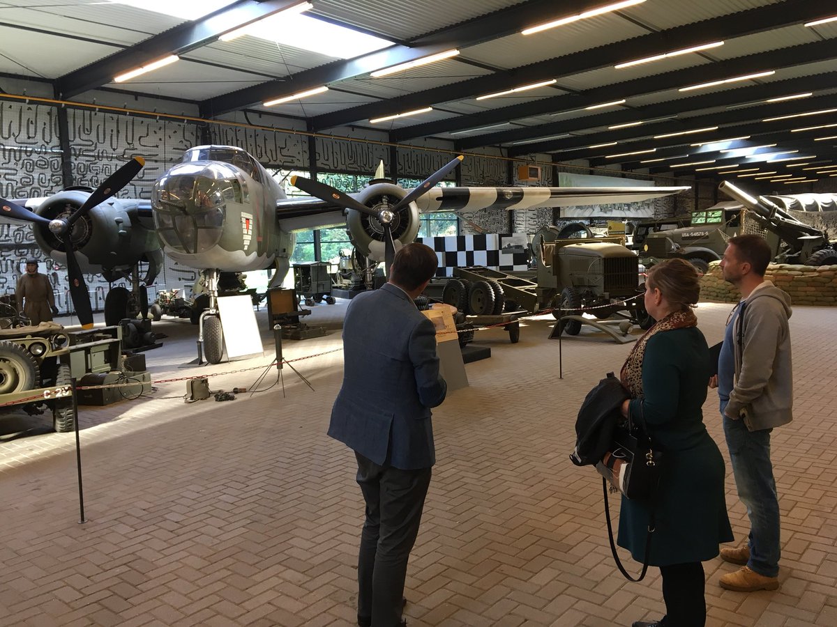 BrabantTrade's tweet photo. Inspirationday, siteinspection and lots of WW2 storytelling for @TUINederland showing our WW2 locations @Oorlogsmuseum #BevrijdendeVleugels and @KampVughtNM @BattlefieldDisc #75yearsofLiberation in 2019 #75LifeChangingWarStories @BrabantRemember @Crossroads4045 @liberationroute https://t.co/S5Ft088D1O