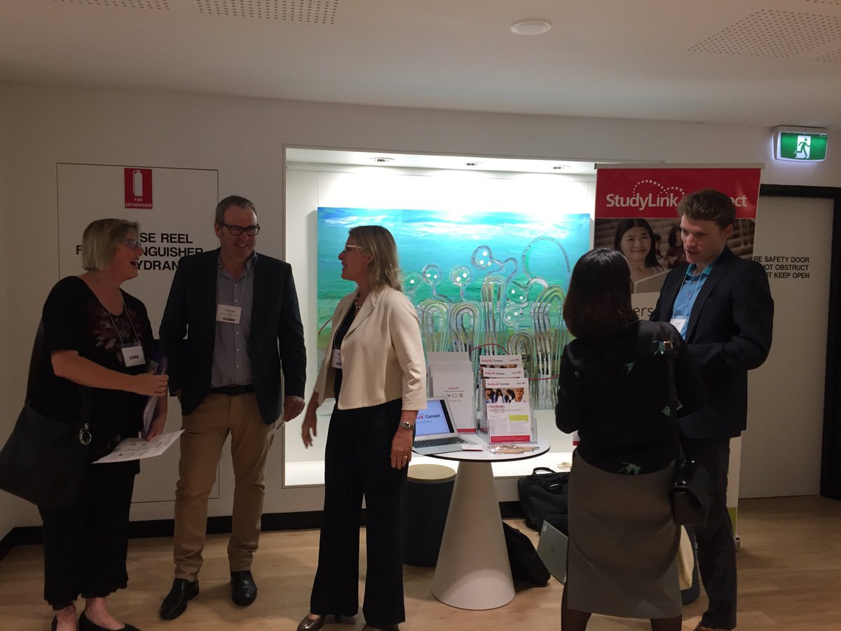StudyLink's tweet photo. We're up in Brisbane today attending the annual education agent symposium #Sympled2018 Come and say hi to Ingeborg, Simon and Jarred at the @StudyLink stand https://t.co/jp6PZteUOf