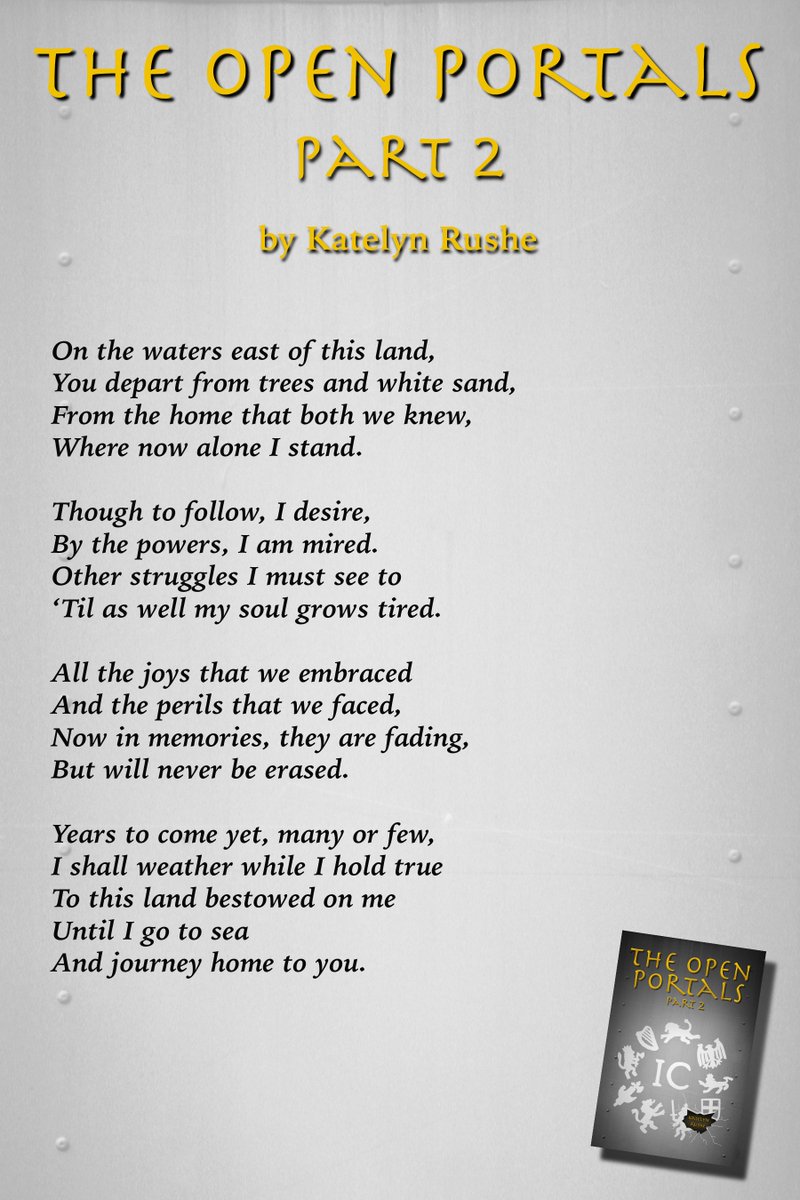 KatelynRushe26's tweet photo. An excerpt from "The Open Portals - Part 2"

https://t.co/eFcyZdQoRF

#Autism #autismawareness #fantasy #scifi #youngadult #books #writing https://t.co/AZKpqHffXB