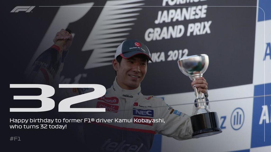  32nd Birthday to Kamui Kobayashi!  