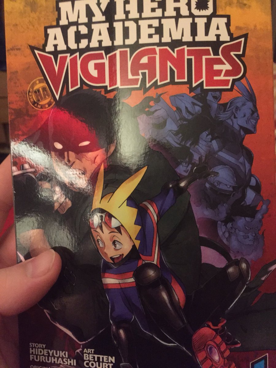 StevenJobes's tweet image. Just finished reading MHA Vigilantes volume 1 before heading to work and got to say “I’m really liking it”. Def recommend it to any #MyHeroAcademia fans! #HideyukiFuruhashi #BettenCourt #KoheiHorikoshi #Manga #MHAVigilantes #comic #knuckleduster #PopStep #Cruller I mean #Crawler