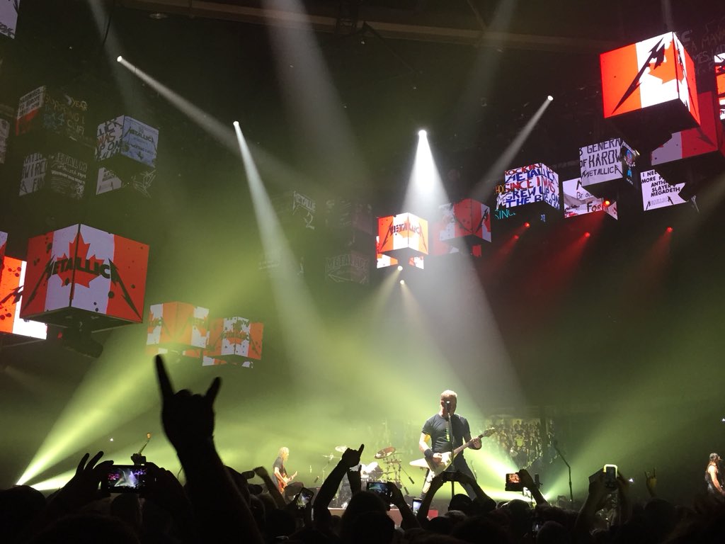 chepilinski's tweet photo. During this night, Nothing Else Matters! Thanks #Metallica for blowing the roof off Saskatoon! #metinsaskatoon https://t.co/ruax3lYCIl