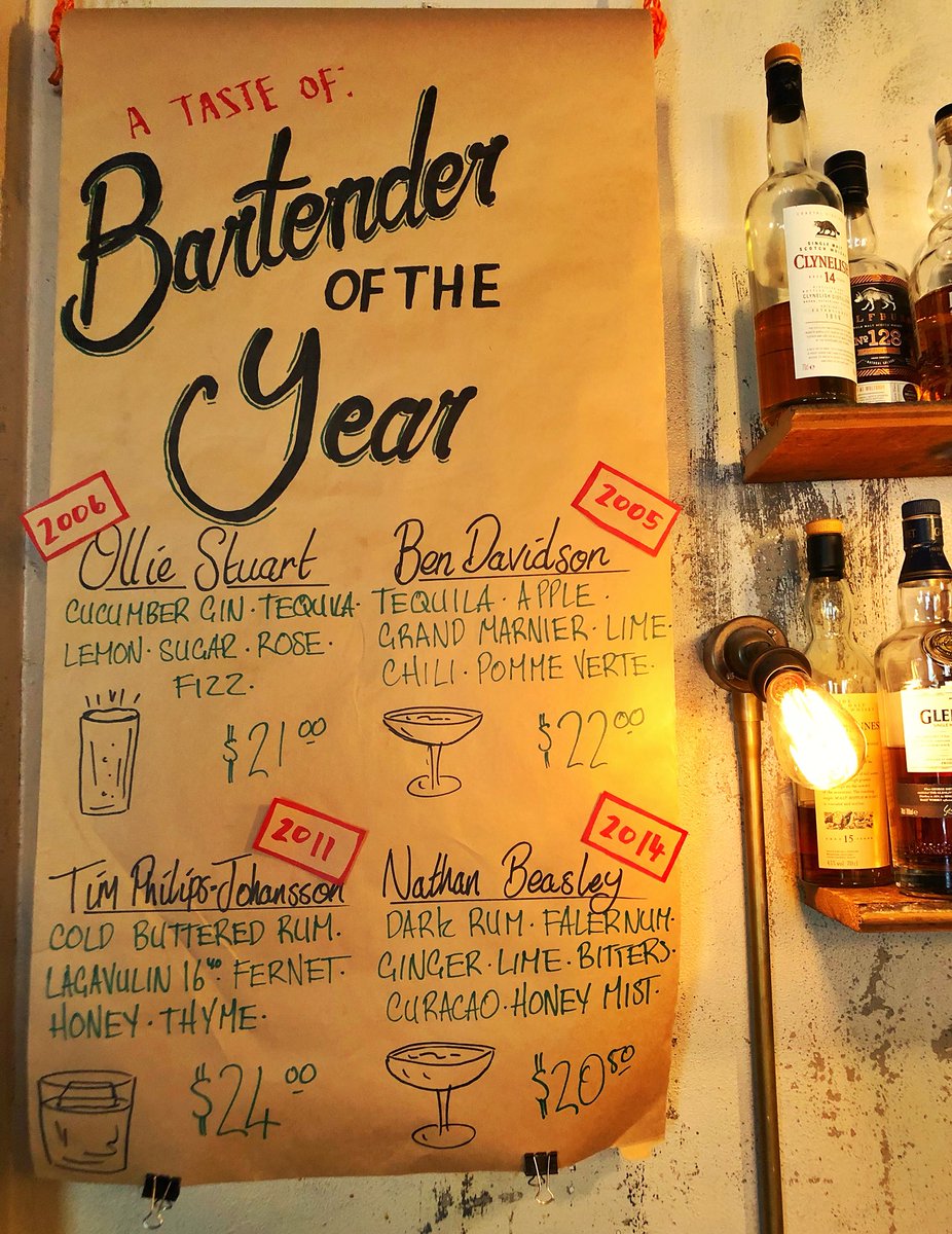 BarWeek's tweet image. Check this out from Bulletin Place bar. Very cool