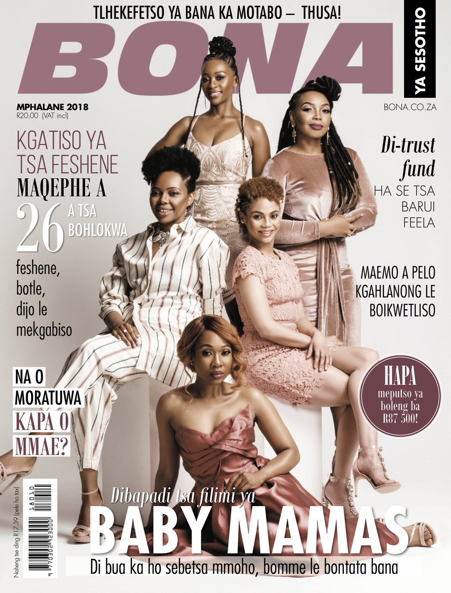 tembisanxumalo's tweet photo. There aren’t enough words to describe this feeling. On the @BonaMag covers for the month of October, the @babymamasfilm😭💞😭💞😭💞🙈💞🙈💞😭. @salaminaM @StephinaZwane @KaySmithActress @dineoranaka you are magic 🎬🗣🇿🇦🙏🏽. 12/10/2018 !!! #BabyMamasFilmxBonaMag #BabyMamasFilm https://t.co/OtHVmdXHpj