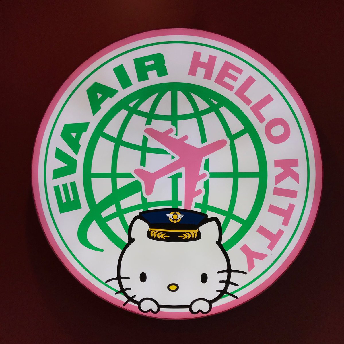 y_hin_'s tweet photo. 帰りももちろんこれ❣️
#everair #hellokittyjet #エバー航空 https://t.co/4z0jKmIMk6