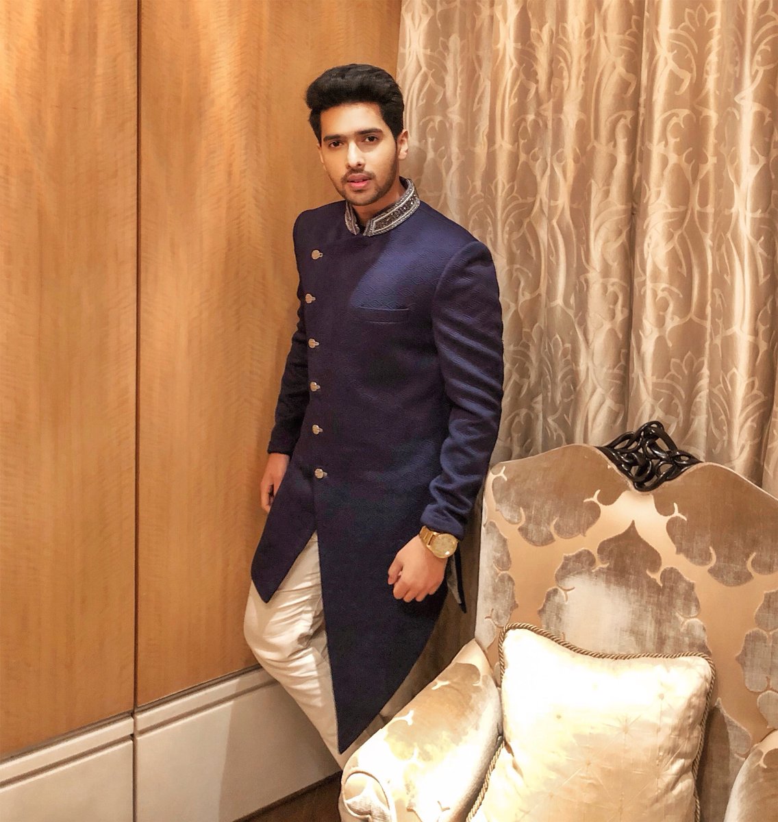 #PrinceAM vibes! 👑 // Outfit designed by #NMDesignStudio &amp; look styled by @anisha3gandhi