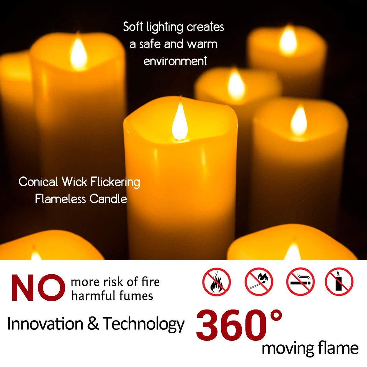 With flames that are extremely realistic from any angle!

Get your money's worth at £17.00

Available on Amazon UK. Check it here: amazon.co.uk/dp/B01LXGXS3A