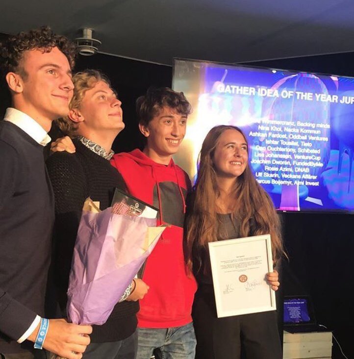 fleetofcreators's tweet image. Fleetofcreators.com has won the #Gather Idea of the Year! Thank you so much to @GatherFestSTHLM, @entapir, Maria, the guys @ changershub, and everyone else whose twitter I couldn’t find. We would’ve never done it without you.