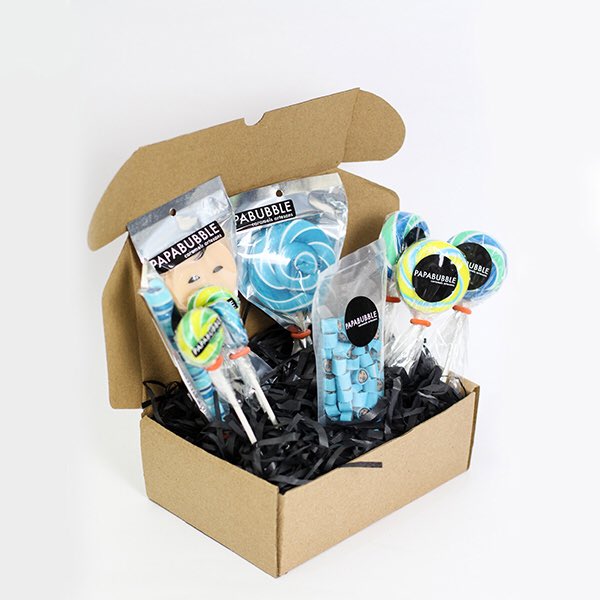It’s a boy candies gift box. Available online (link in bio) #papabubble #papabubbleworld #papabubbleqatar