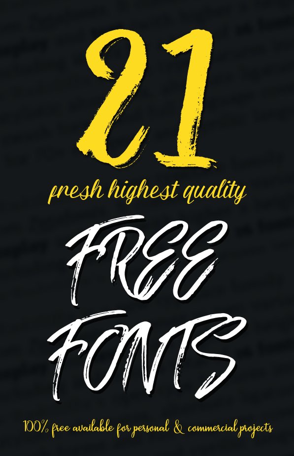 graphicdesignju's tweet photo. New Fresh Free Fonts
https://t.co/sfFrfOP2LI

#downloadfonts #freefonts #freescriptfonts #freebies #handwrittenfonts #brushfonts https://t.co/H2mS0M4W9h
