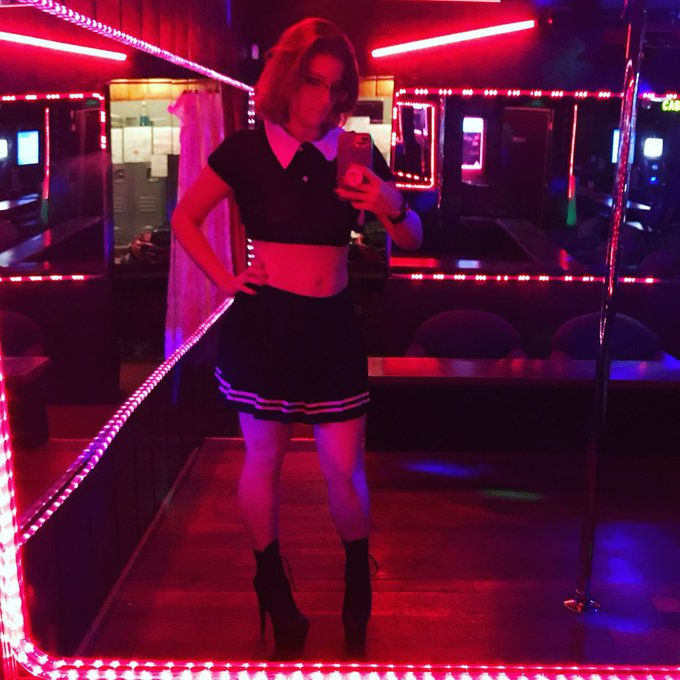 Second annual dark-schoolgirl appearance. (I won&rsquo;t be at Folsom or Twisted Windows this year and my FOMO<a href="/tag/fromlastnight"class="tags"><span>#fromlastnight</span></a><a href="/tag/cantinstagramdapubes"class="tags"><span>#cantinstagramdapubes</span></a>