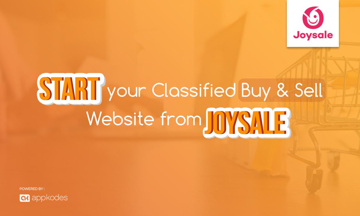 tanvyperg's tweet image. Start your Classified Buy &amp;amp; Sell Website from Joysale

 With Joysale you can help your online community with a perfect marketplace to buy/sell the used products. 
Feel free to contact 
@appkodes  #classifiedsscript #buyandsellscript