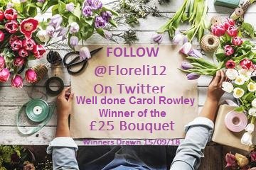 FlowersFloreli's tweet photo. .@BS_Matters #Competitionnews #Winner of the Β£25 BOUQUET is @Silkey1 Well done Carol.Please call us on 0117 244 0085 to arrange #New #Florist #BradleyStoke https://t.co/vjLC8vGjTI Book your Order before 4pm for same day delivery Monday -Friday!#samedaydelivery #newfloristintown https://t.co/hoFmHKWuXY