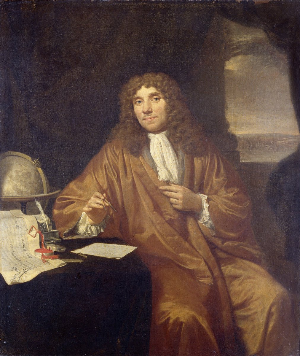 royalsociety's tweet photo. Today in 1683, Antonie van Leeuwenhoek writes a letter to the Royal Society describing "animalcules": the first known description of bacteria https://t.co/sG4tPTySnU?
#Onthisday https://t.co/KO7pEFNxlW