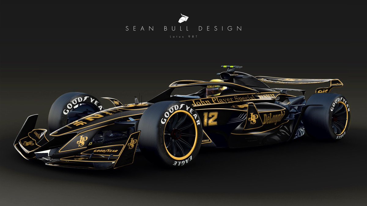 Reimagining of the legendary JPS livery on the concept image of a 2021 F1 car by Sean Bull design. Me like.@TheBishF1 @MBrundleF1 @FormulaOneWorld @roman_fedyaev @UltimoGT @GeorgeNicolasUK @arobbo26 @joesaward @#Johnplayerspecial #f1car @FormulaOneGeek