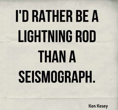  Happy \"Act, not just observe\" Monday! Happy Birthday Ken Kesey! 