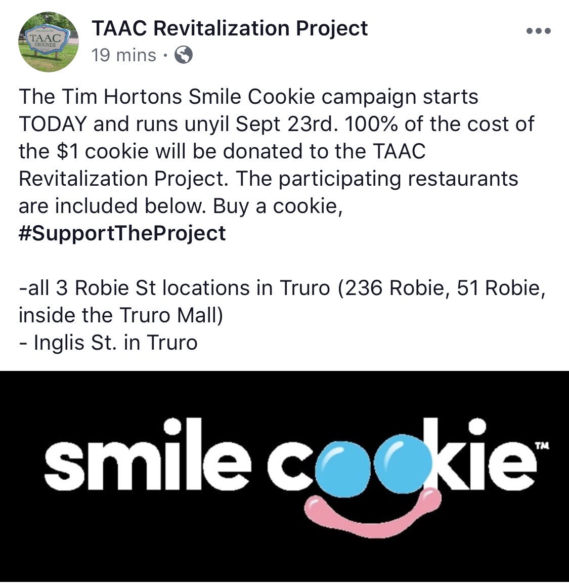 TruroLionsTF's tweet image. Did you know? There is a local committee working hard to update the TAAC grounds to an all-weather facility! Help them reach the goal of raising 27% of the cost by mid-October. This facility could be completed by the end of next year! Buy a cookie this week &amp;amp; #SupportTheProject