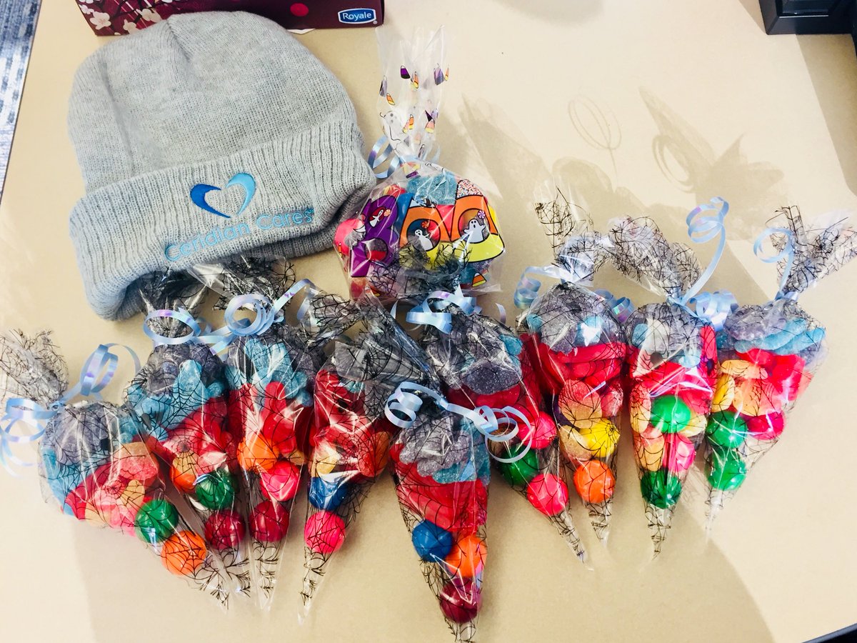 Candy bags ready for today’s bake sale! Who says you have to bake to participate in a bake sale? #candylover #CeridianCares