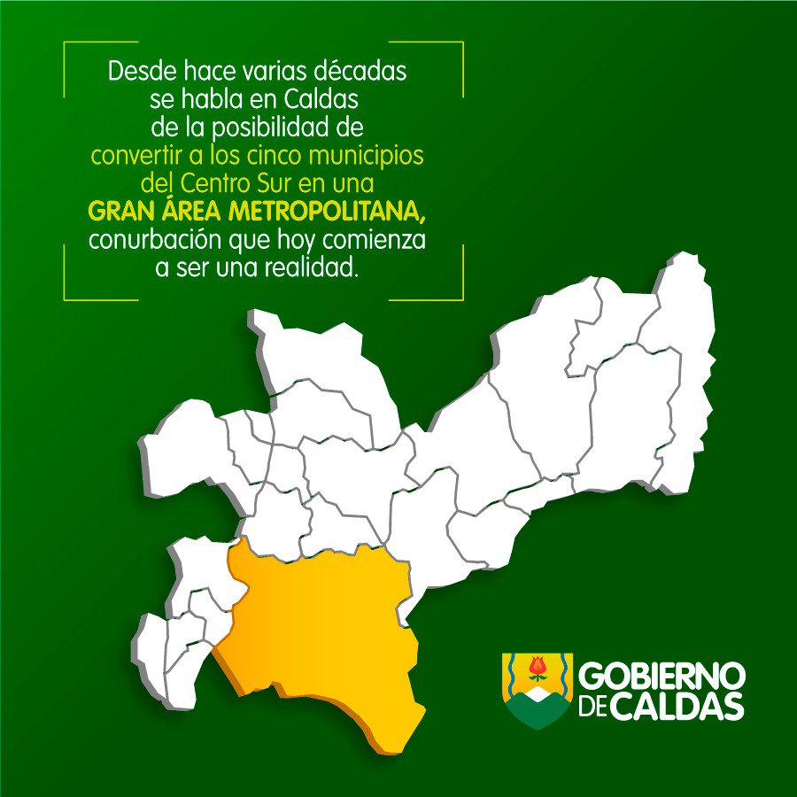 Con los alcaldes de #Manizales #Chinchiná #Villamaría #Palestina y #Neira estamos trabajando la conformación del Área Metropolitana Centro Sur, proyecto que promueve el desarrollo regional y mayores posibilidades de crecimiento armónico y progreso social.
goo.gl/3qhMhe