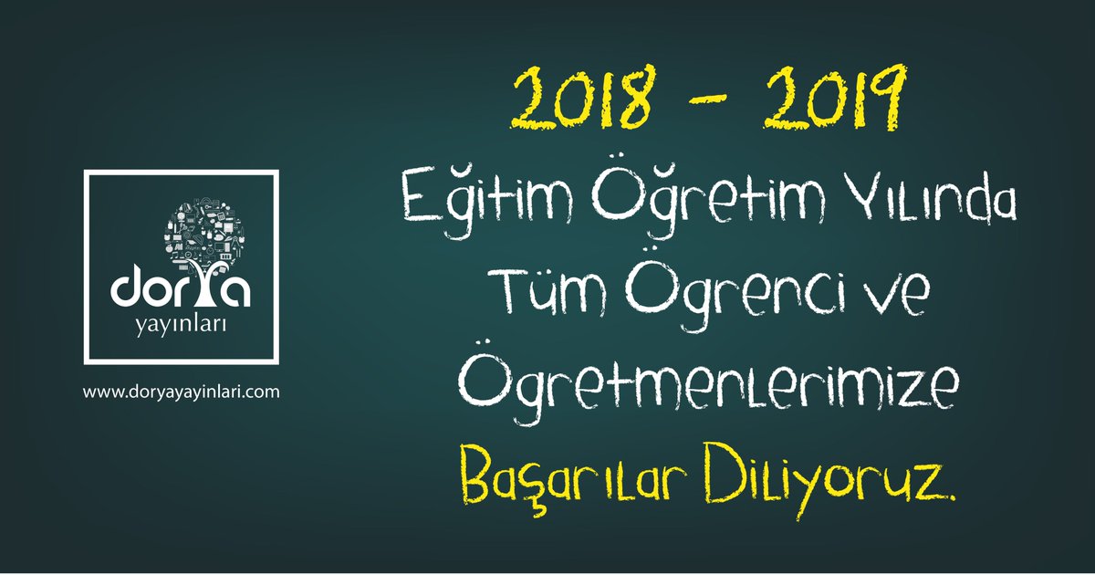 Yeni dönemde tüm öğretmen, öğrenci ve velilerimize başarılar diliyoruz.