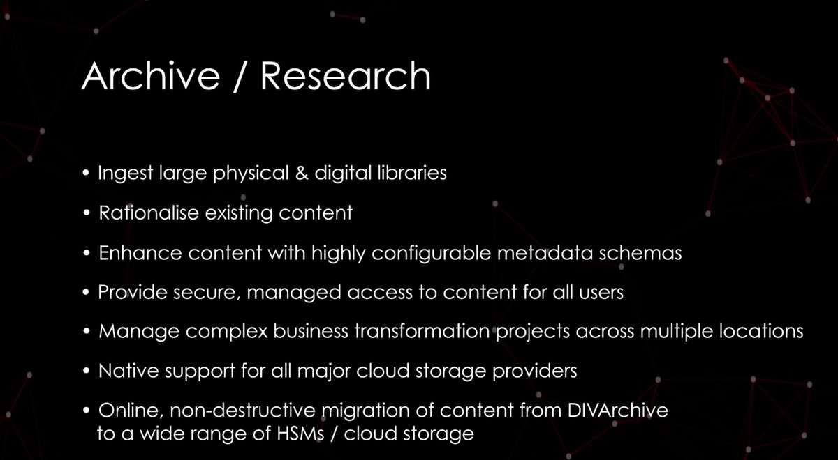 ortanamg's tweet photo. Our Archive &amp; Research product can migrate your content from #DIVArchive to a wide range of HSMs/cloud storage, online and non-destructively.  Come and talk to us @ibcshow 8.B38c. https://t.co/aWtKsNnvmX
