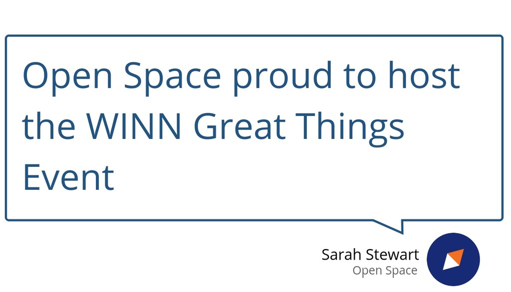 'WINN believes that great things happen when people get together.' goo.gl/N4VujC #Blog #MalvernWorcestershire #Worcestershire