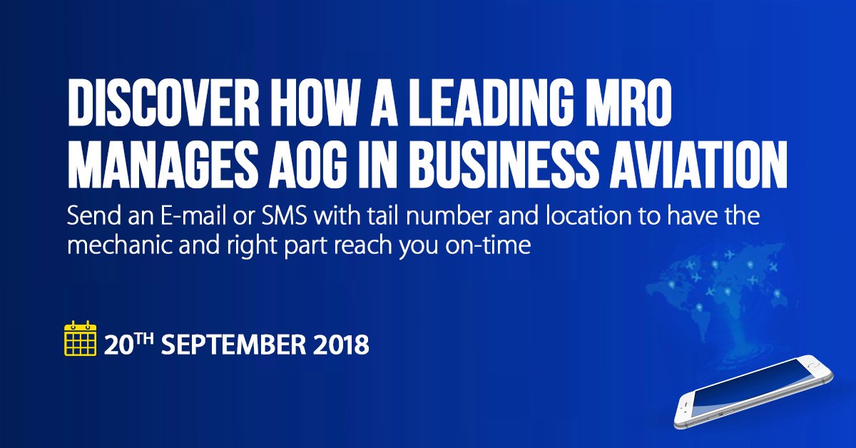 Discover how #technology can help reduce #AOG response time in Business #Aviation! Click here to register for #webinar: hubs.ly/H0dPxN-0